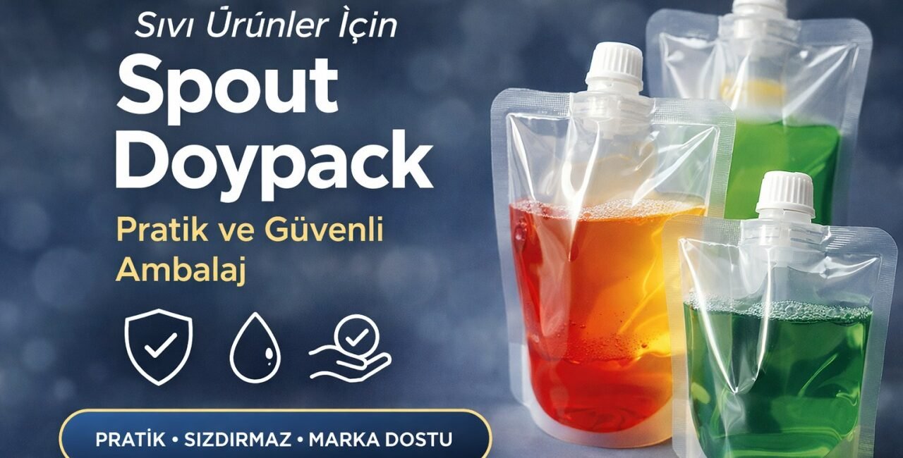 Sıvı Ürünler İçin Spout (Musluklu) Doypack Ambalaj