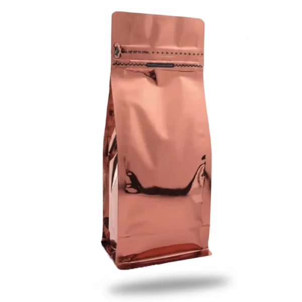 Rose Gold Kilitli Metalize Flat Bottom