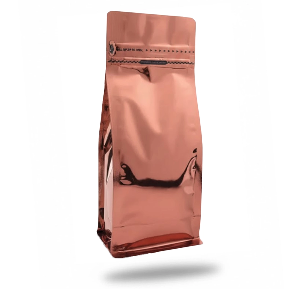 Rose Gold Kilitli Metalize Flat Bottom