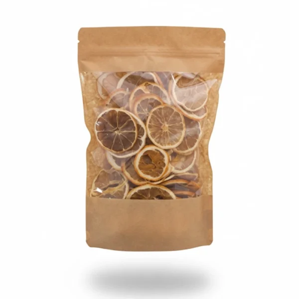 Geniş Pencereli Kraft Kilitli Doypack