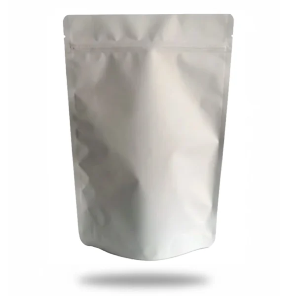 Beyaz Kraft Alüminyum Kilitli Doypack