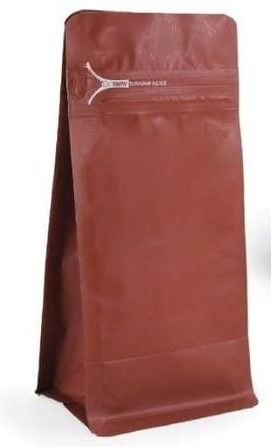 Bordo Kilitli Flat Bottom Buradan Açınız Torba 11x21+4 Cm 250 Gr - Görsel 2