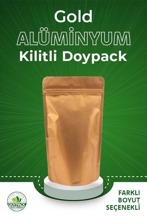 Gold Alüminyum Kilitli Doypack - Görsel 2