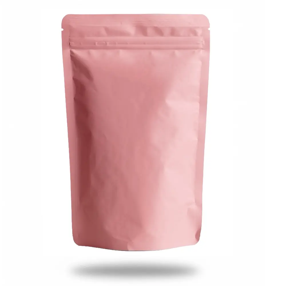 Pembe Alüminyum Kilitli Doypack