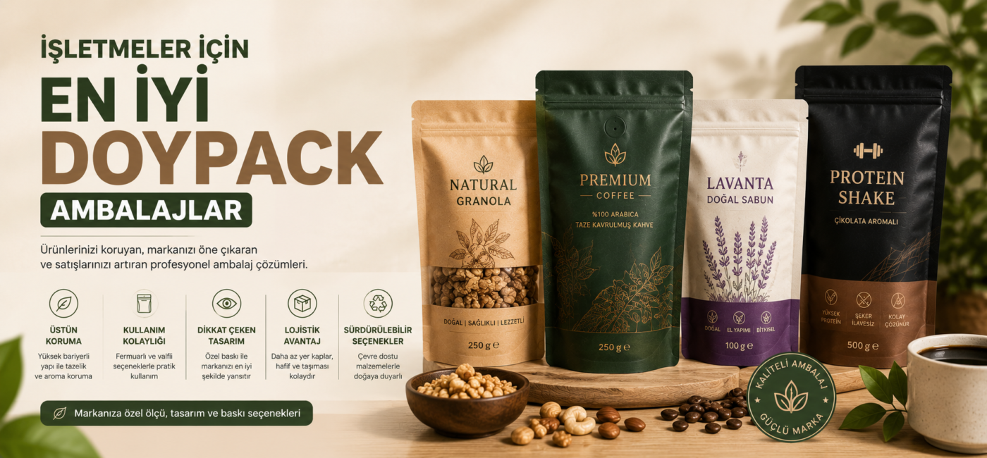 İşletmeler İçin En İyi Doypack Ambalajlar
